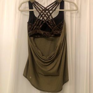 Great lululemon top in army green- size 4